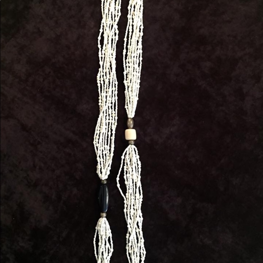 Silpada Bamboo Coral, Shell, Seed Beads, necklace